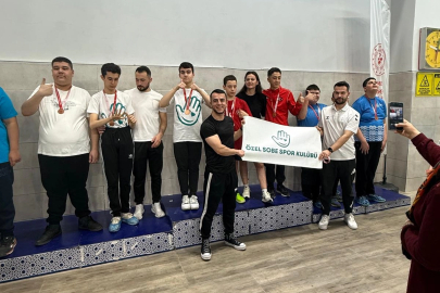 SOBE’li sporculardan madalya yağmuru