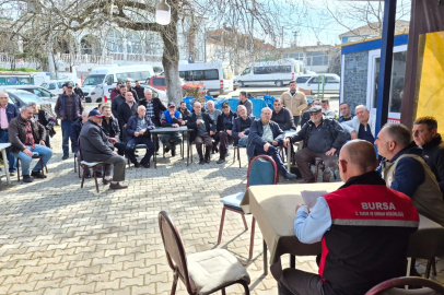 Mudanya'da üreticilere 'Bitki Koruma Ürünleri' eğitimi